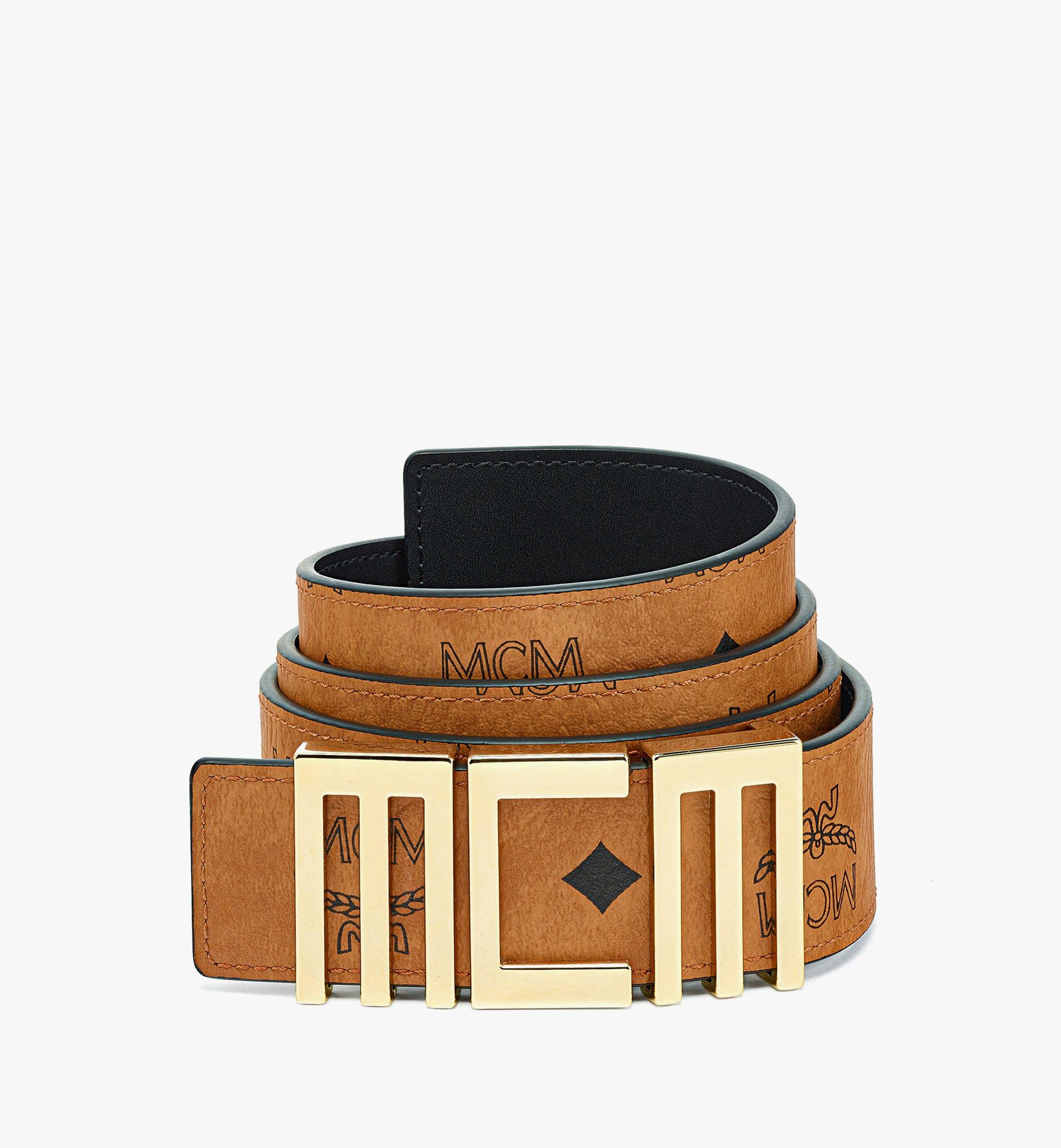 Ceinture réversible MCM Tech 3,8 cm en Visetos 1